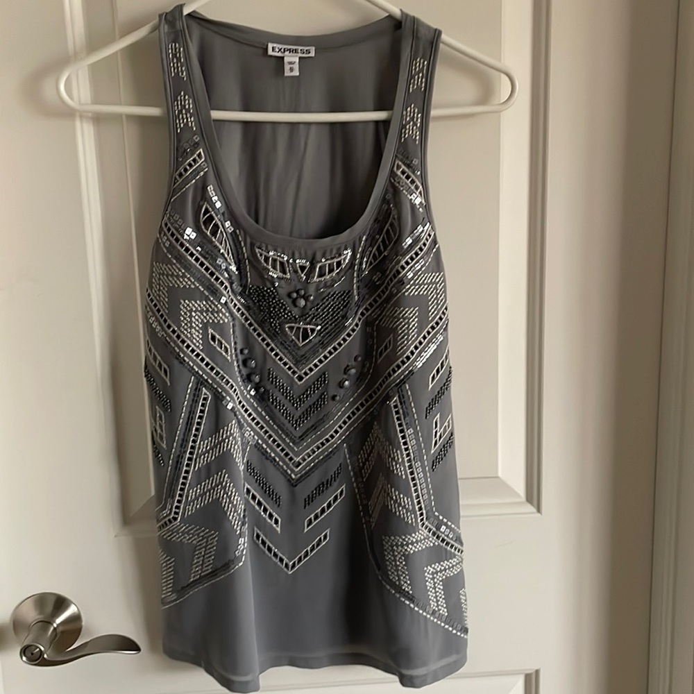 Express Beaded Tank Top, Size XS, Great Conditon